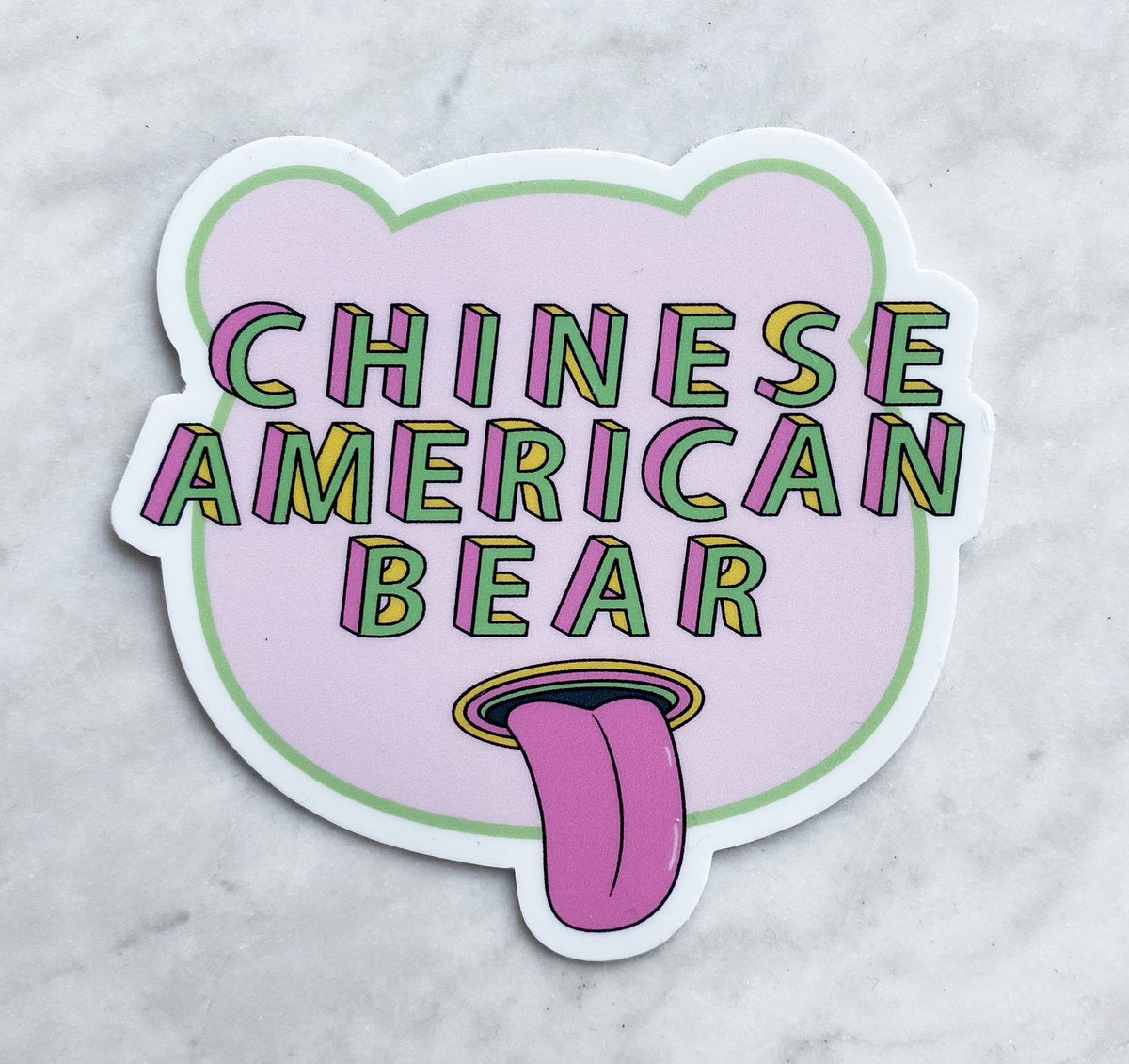BEAR STICKER #1 (ENGLISH)